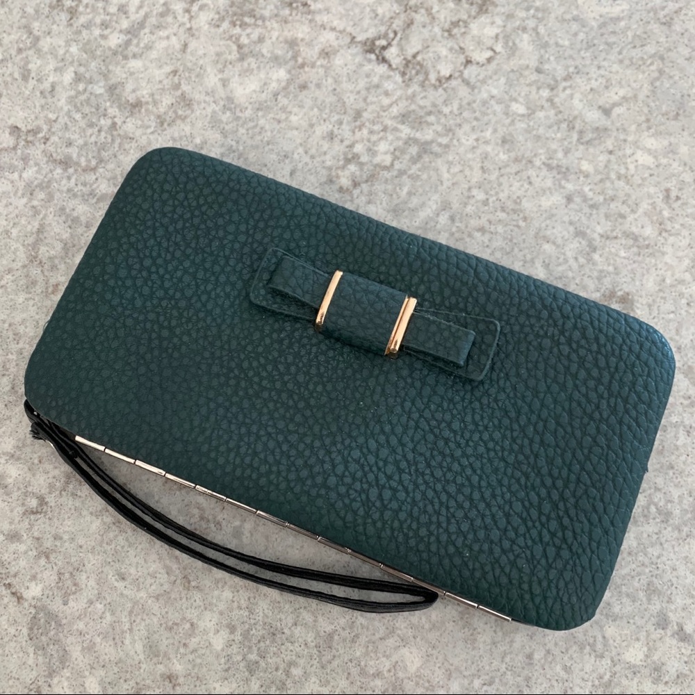 Dark Green Leather Wallet